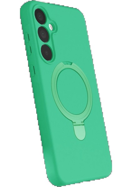 CPT05 Samsung Galaxy A15 4g Regal Magsafe Standlı Kapak - Yeşil fiyatları