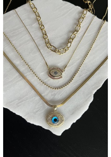 Göz Nazar 4’lü Kolye Seti fiyatları