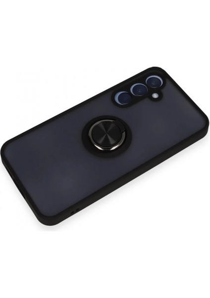 Samsung Galaxy A35 5g Kılıf Montreal Yüzüklü Silikon Kapak - Siyah fırsatları