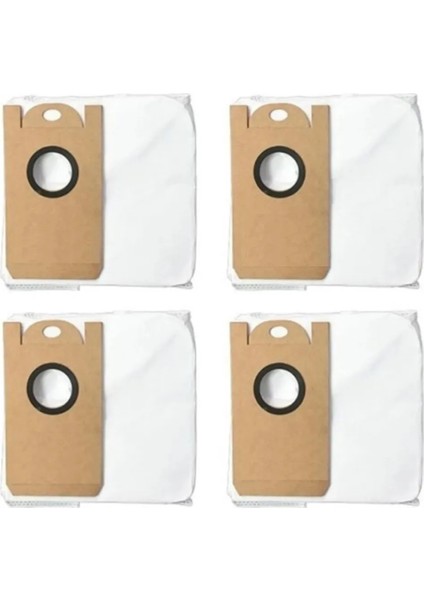 Viomi S9 Vacuum Cleaner ve Lydsto R1/r1 Pro Uyumlu Robot Süpürge Toz Torbası - 4 Adet