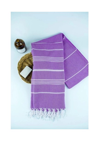 Gelin Çeyiz Mor Peştemal