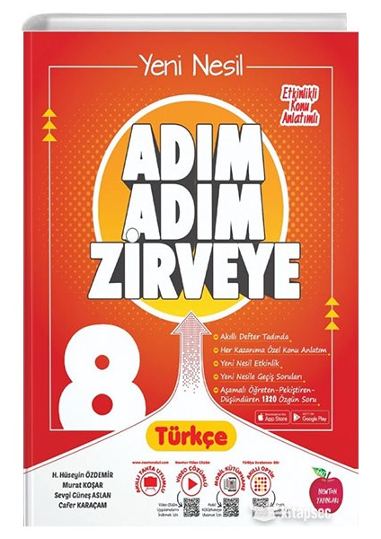 8.sınıf Lgs Adım Adım Zirveye Türkçe Soru Bankası Newton Yayınları