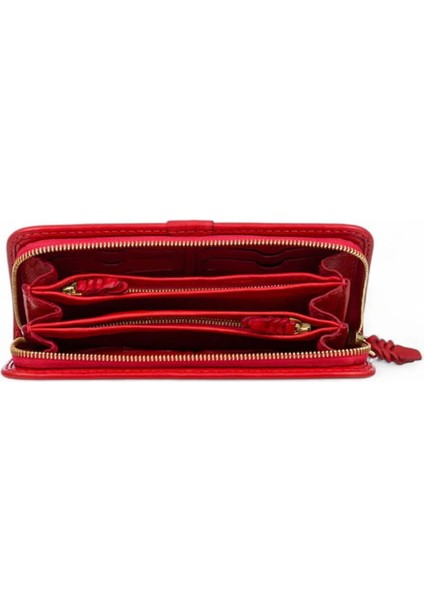 Unisex El Yapımı Çok Bölmeli Fermuar Kapamalı Saç Örgü Hakiki Deri Cüzdan Hota fırsatları