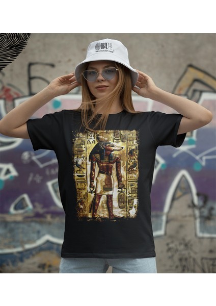 'egypt - Antik Mısır - Pharaoh‘ Baskılı 'regular-Fit' Unisex Tişört fiyatları