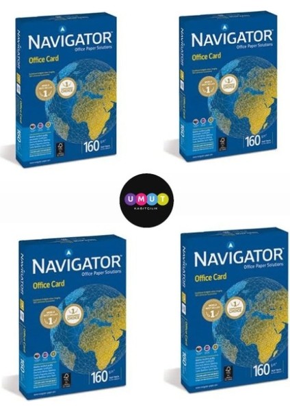 A4 160 Gr. Gramajlı Fotokopi Kağıdı 250'LI 4 Paket