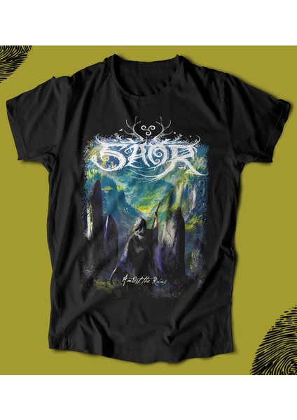'saor - Amidst The Ruins‘ Baskılı 'regular-Fit' Unisex Tişört