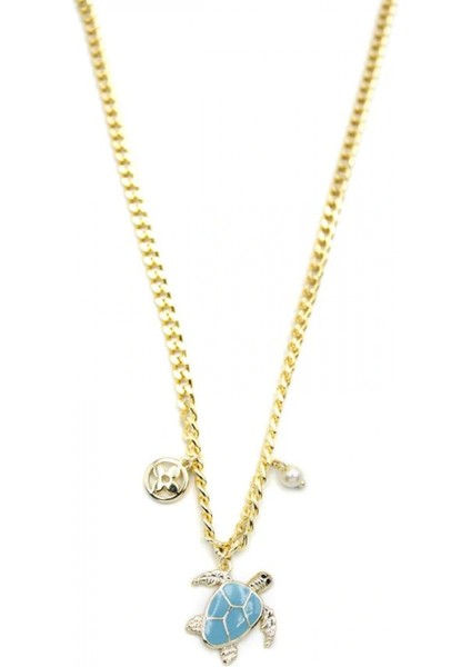 Ieg Kaplumbağa Kolye - Altın