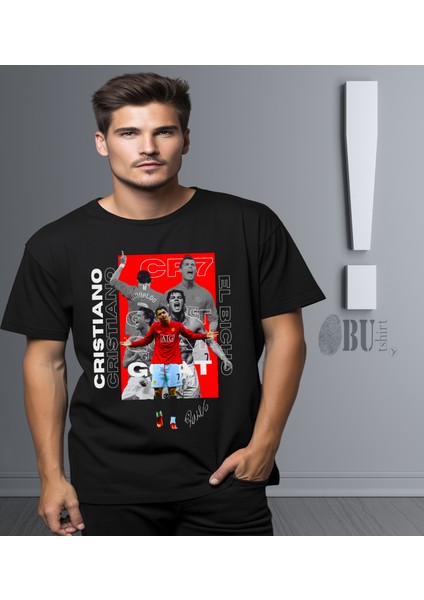 'cristiano Ronaldo - Futbol Series' Baskılı 'regular-Fit' Unisex Tişört fiyatları