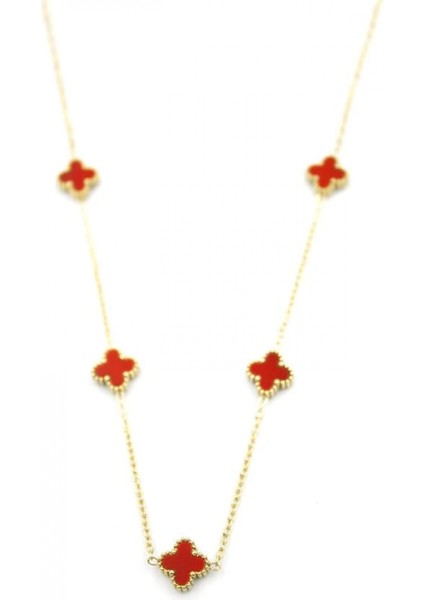 Ieg Vc Yonca Kolye - Kırmızı fiyatları