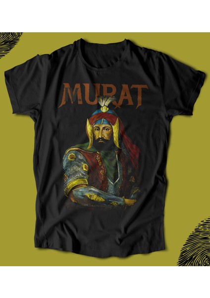 'osmanlı Serisi - 4. Murat‘ Baskılı 'regular-Fit' Unisex Tişört