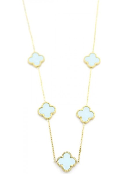 Ieg Vc Yonca Kolye - Turkuaz fiyatları