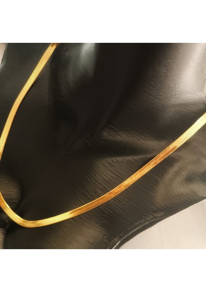 Ezme Italyan Gold Renk Zincir Kolye 316L Çelik fiyatları