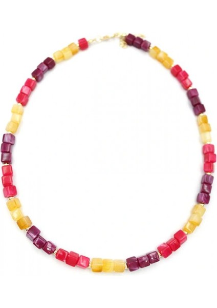 Ieg Akrilik Kolye - Fuşya