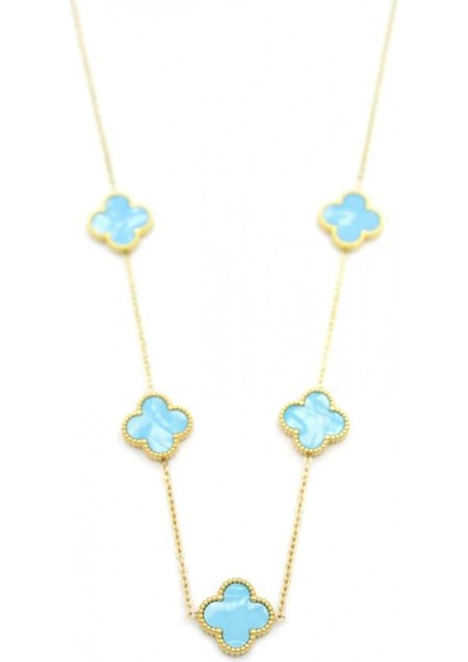 Ieg Vc Yonca Kolye - Turkuaz fiyatları