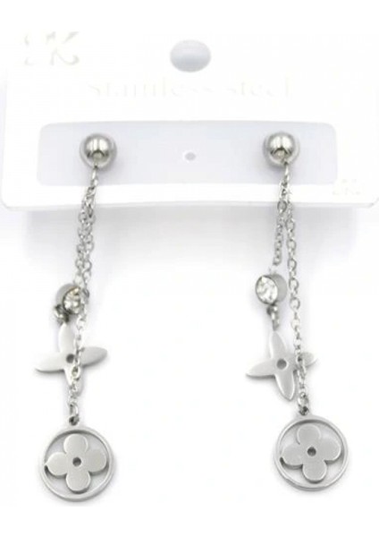 Ieg Sallantılı Vc Yonca Küpe - Gümüş