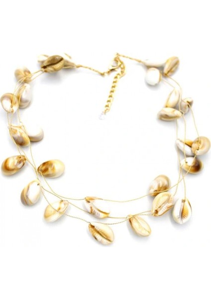 Ieg Deniz Kabuğu Kolye - Kahverengi