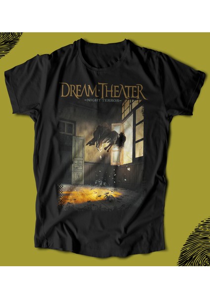 'dream Theater - Night Terror' Baskılı 'regular-Fit' Unisex Tişört