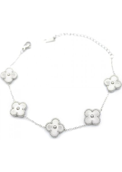 Ieg Vc Yonca Bileklik - Gümüş