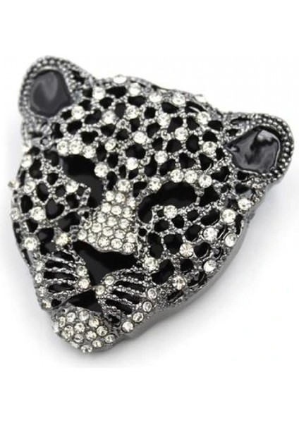 Ieg Leopar Broş - Siyah fiyatları