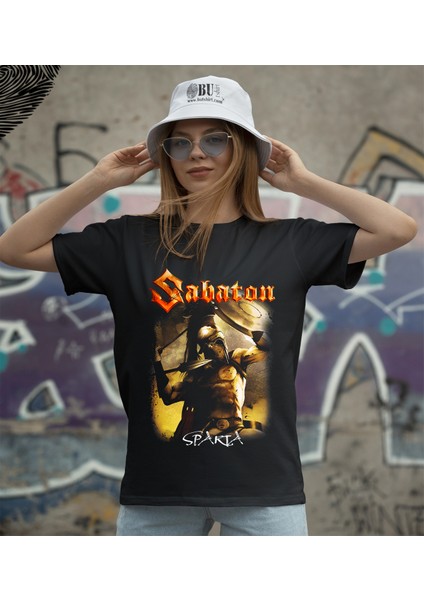 'sabaton - Sparta' Baskılı 'regular-Fit' Unisex Tişört fiyatları