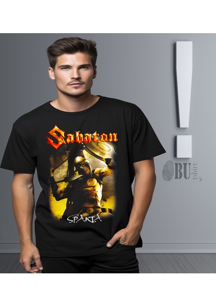 'sabaton - Sparta' Baskılı 'regular-Fit' Unisex Tişört modelleri