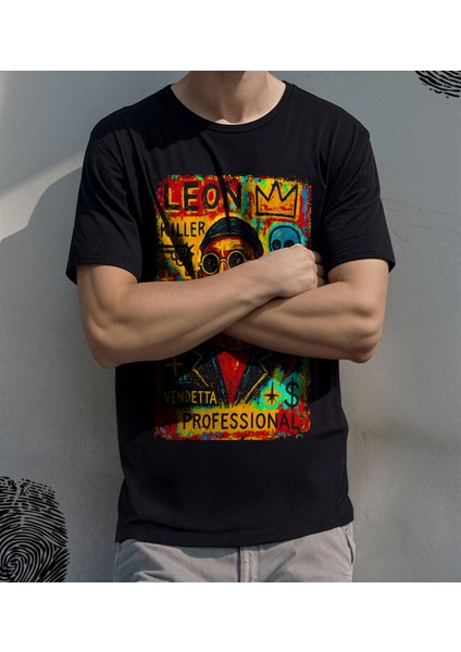 'leon - The Professional‘ Baskılı 'regular-Fit' Unisex Tişört fırsatları