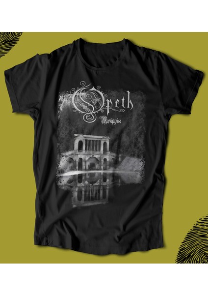 'opeth - Morningrise' Baskılı 'regular-Fit' Unisex Tişört
