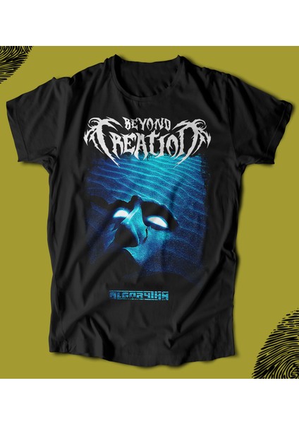 'beyond Creation - Algorythm' Baskılı 'regular-Fit' Unisex Tişört