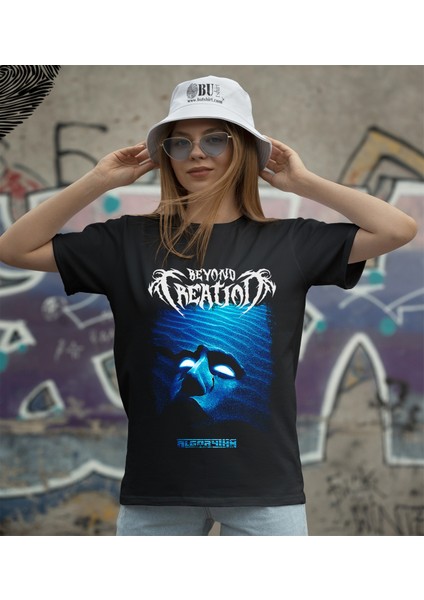 'beyond Creation - Algorythm' Baskılı 'regular-Fit' Unisex Tişört fiyatları