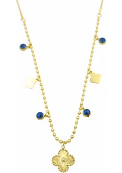 Ieg Vc Yonca Kolye - Altın