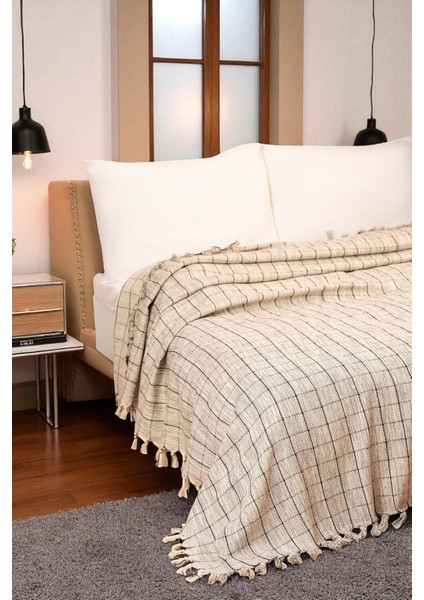 Doğal Pamuk,yumuşak, Tek Kişilik Pike, Koltuk Örtüsü, Çok Amaçlı Örtü 130X180 Cm.