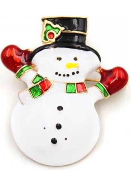 Ieg Kardan Adam Broş - Beyaz