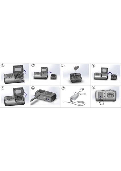 Ds-6 Auto Cpap Cihaz Nemlendiricili + Nazal Maske modelleri