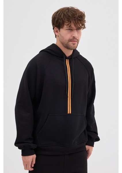 Unisex Rahat Bol Kesim "Flare" Kapüşonlu Sweatshirt modelleri