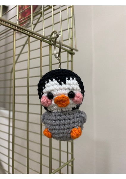 Amigurumi Penguen Anahtarlık Çanta Süsü fiyatları