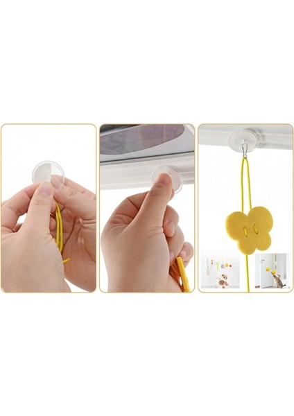 Kelebek Model Elastik Kendinden Yapışkanlı Kedi Oyun Oltası (4887) fiyatları