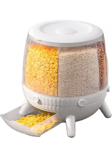 6 Bölmeli 360 Derece Dönebilen 6 Lt Bakliyat Organizeri (4887) fiyatları