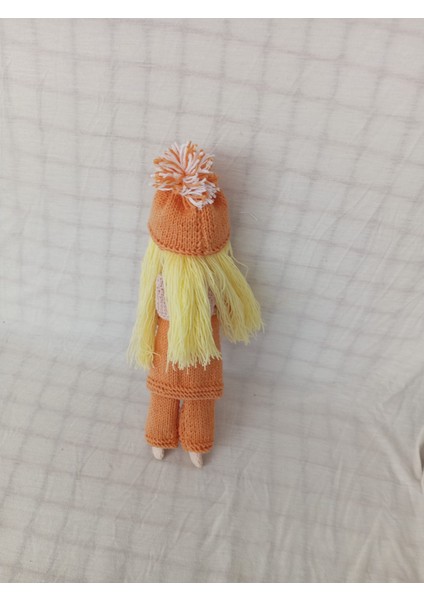 Melodi Bebek (Portakal Rengi) Amigurumi Organik Oyuncak Bebek fiyatları