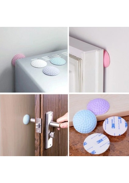 Çok Amaçlı Silikon Kapı Duvar Koruyucu Tampon 4lü Paket (4887) fiyatları