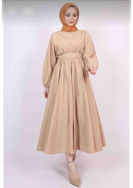 Terikoton Tesettür Elbise