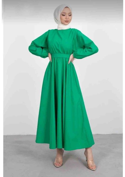Terikoton Tesettür Elbise