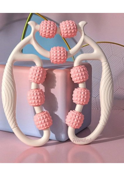 Selülit Masaj Aleti 9 Tekerlekli Lenf Drenaj Rulosu (4887)