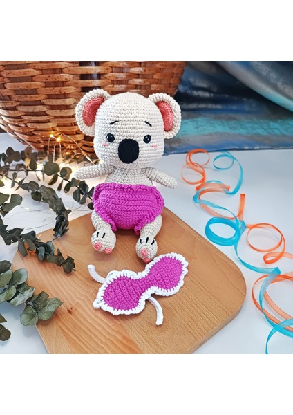 Amigurumi Organik Örgü Oyuncak Koala Uyku Arkadaşı (Kız Çocuk/erkek Çocuk) modelleri