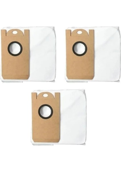 Viomi S9 Vacuum Cleaner ve Lydsto R1/r1 Pro Uyumlu Robot Süpürge Toz Torbası - 3 Adet
