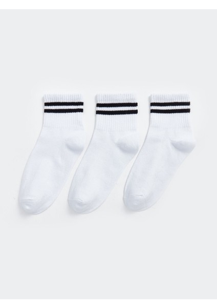 Yeni Sezon Çizgili Erkek Çocuk Soket Çorap 3'lü