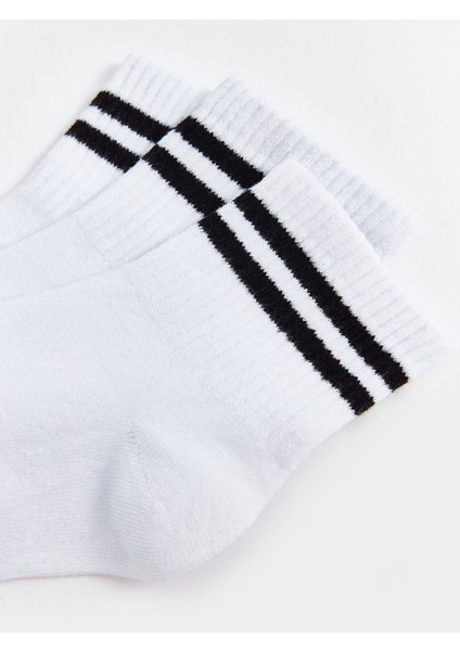 Yeni Sezon Çizgili Erkek Çocuk Soket Çorap 3'lü modelleri