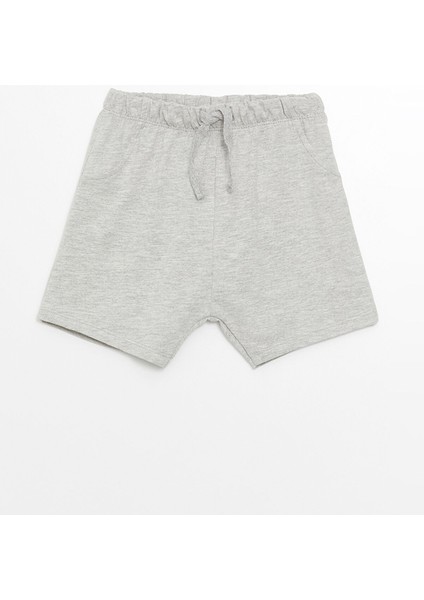 Yeni Sezon Beli Lastikli Basic Erkek Bebek Şort