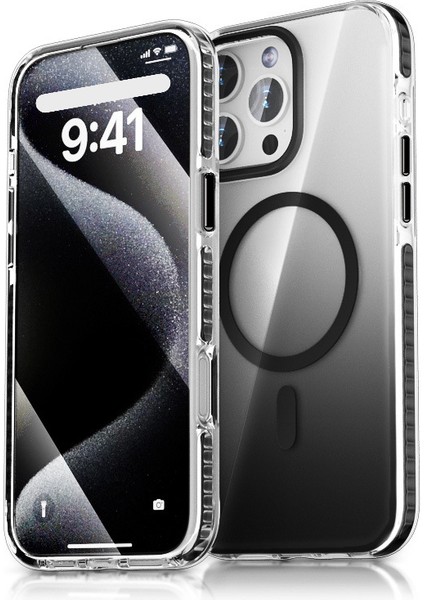 iPhone 15 Pro Max Magsafe Destekli Darbe Emici Kılıf – Premium Seri