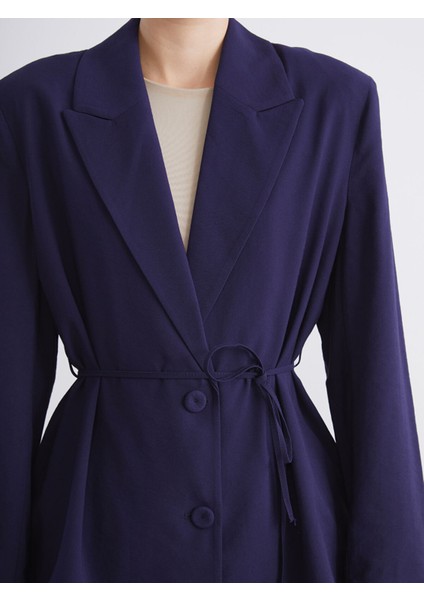 Yeni Sezon Beli Kuşaklı Kadın Blazer Ceket modelleri