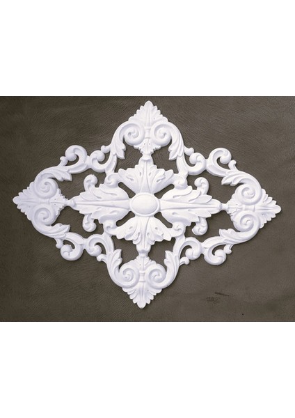 33,5cm Bordür Aplik Yaprak Sarmaşık Dekor Silikon Kalıp K-538, Polyester Taş Tozu Alçı Kalıbı